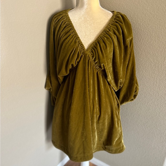 Free people Portia velvet mini dress size SP - Picture 6 of 7